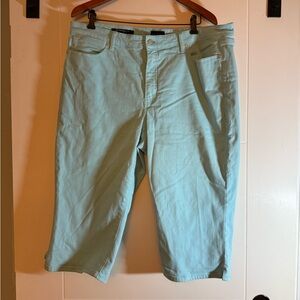 Talbots Women's Aqua Cropped Jeans